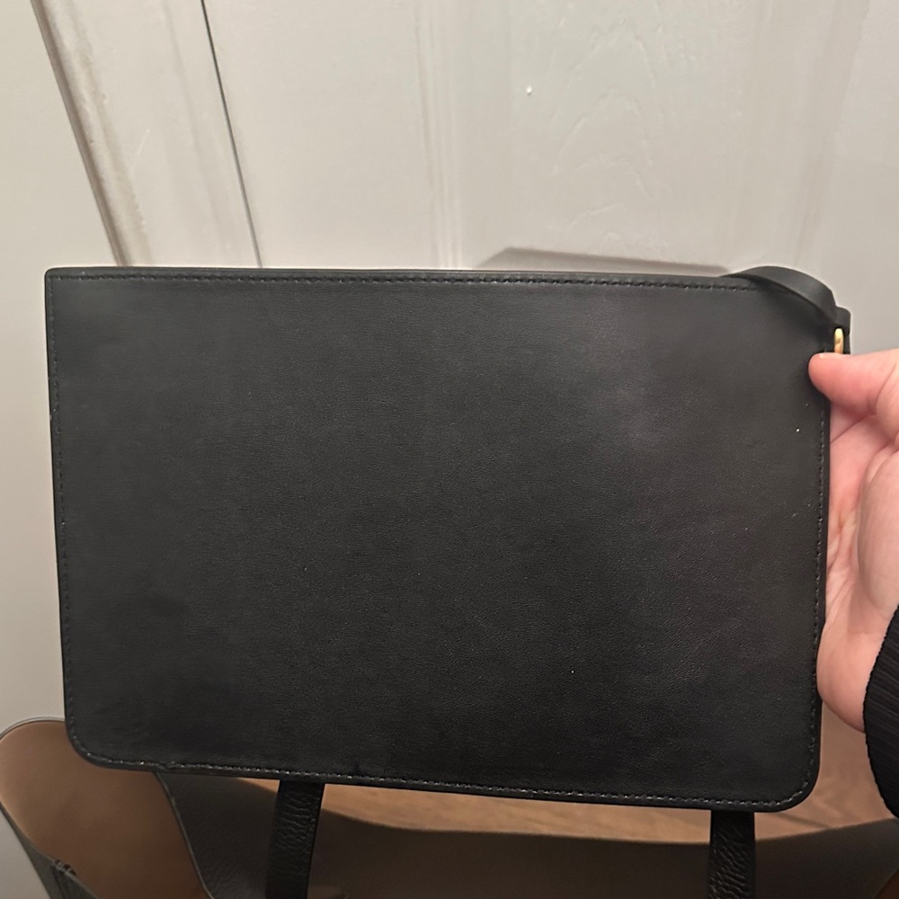 Tory Burch Black Leather Tote - Picture 7 of 12